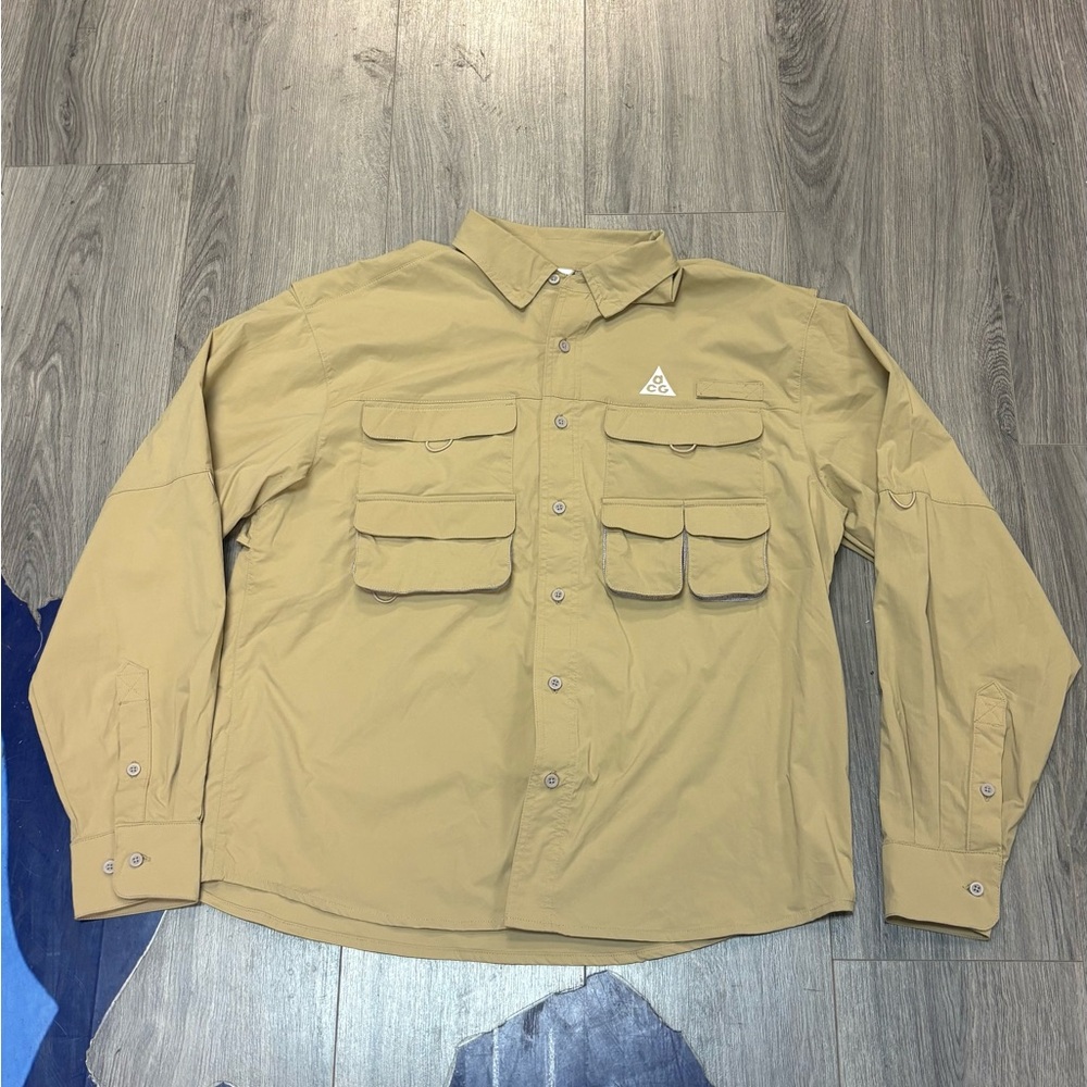 Nike ACG Men's Khaki Utility Shirt Jacket